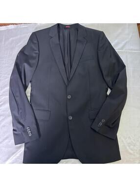 HUGO Hugo Boss Black Two Button Blazer Sport Coat Men’s 40L